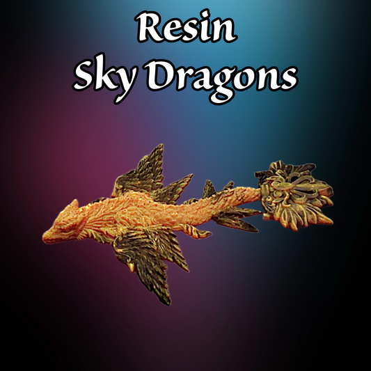 Resin Sky Dragon Figurine