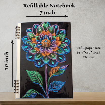 Diamond Art Refillable Notebooks