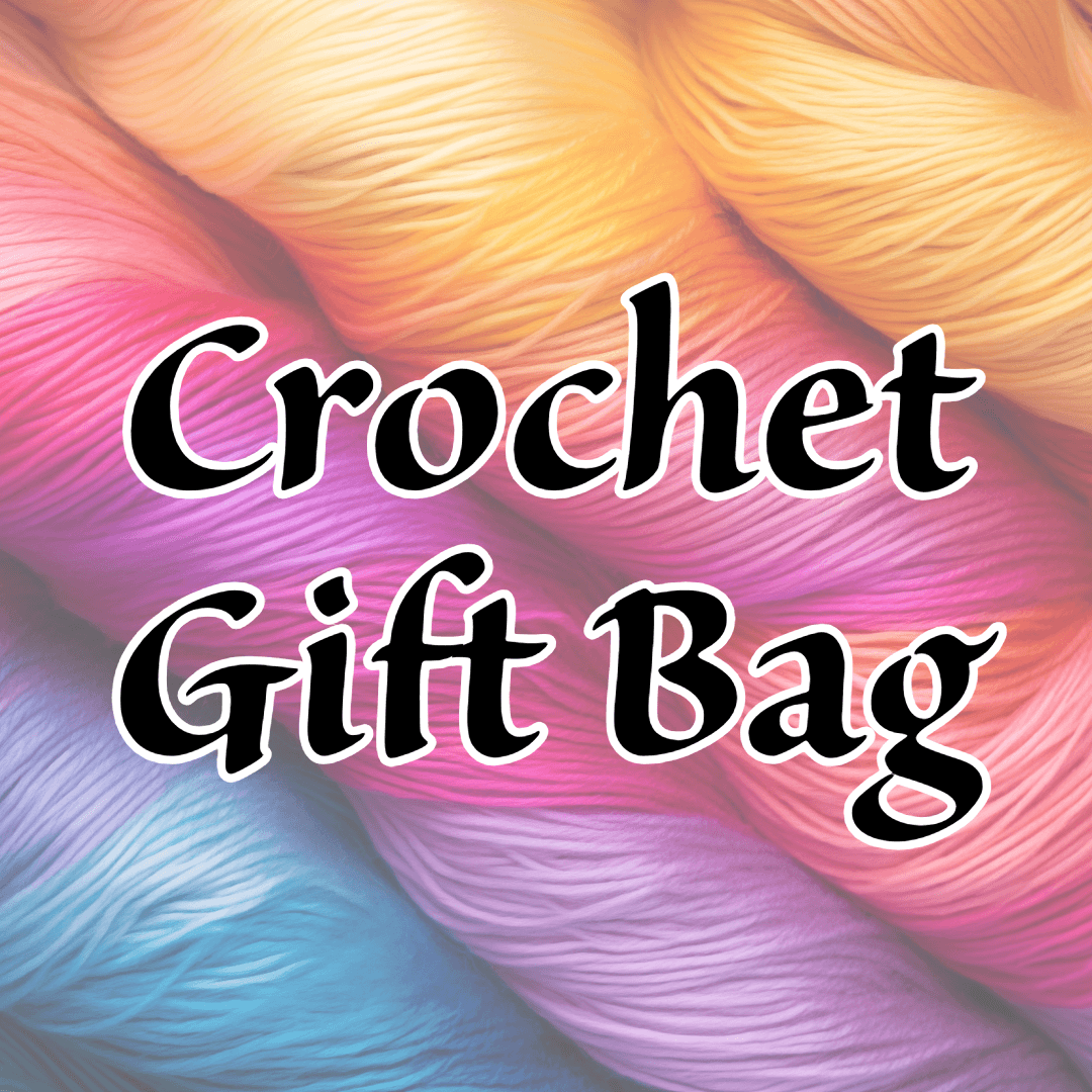 Crochet gift bag