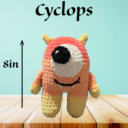 Crochet Cyclops Plush