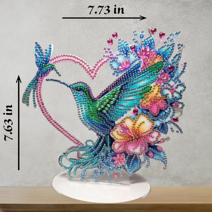 Cardinal, Hummingbird, and Owl Table Décor
