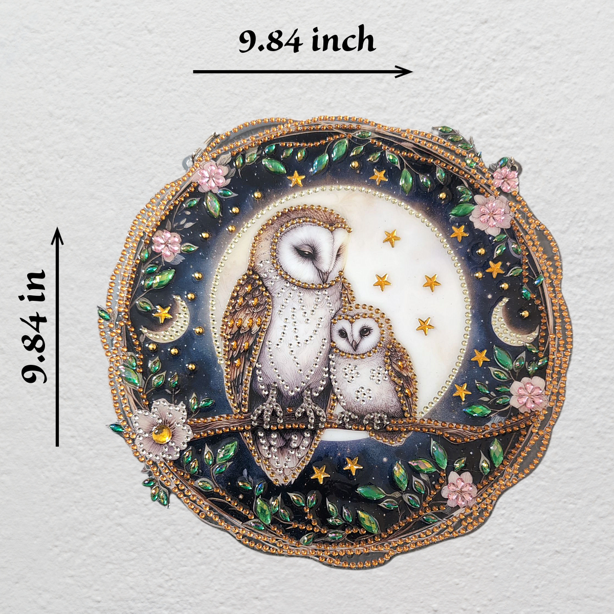 Cardinal, Hummingbird, and Owl Wall Hangings