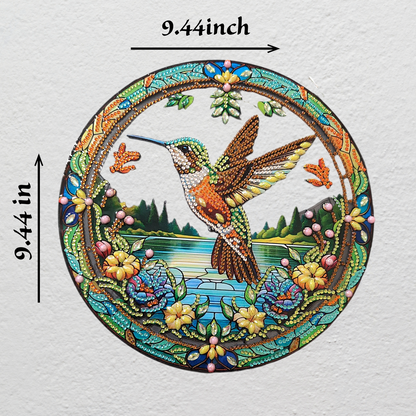 Cardinal, Hummingbird, and Owl Wall Hangings