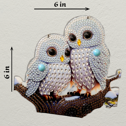 Christmas Cardinal & Owl Wall Hangings