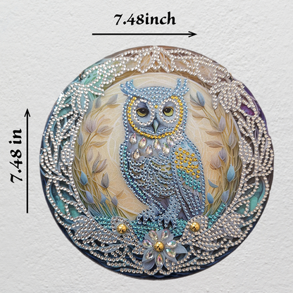 Cardinal, Hummingbird, and Owl Wall Hangings