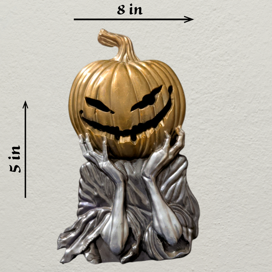 The Pumpkin Monarch – Premium Non-Toxic Resin Glow-in-the-Dark Wall Hanging