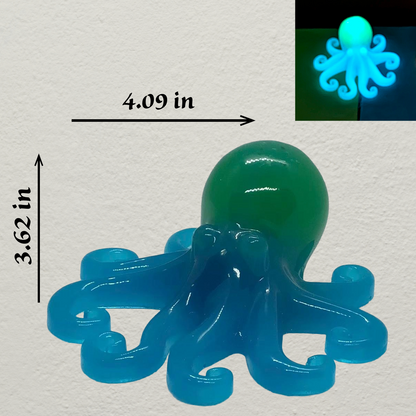 3D Glow in the Dark Octopus