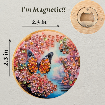 Diamond art Magnetic Bottle Openers