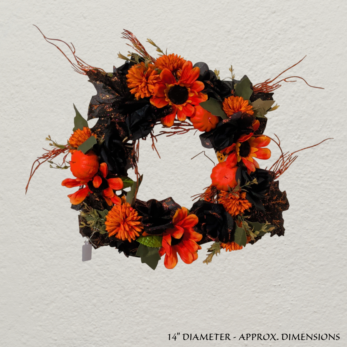 Halloween floral wreaths