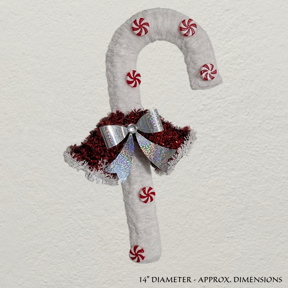 Christmas floral wreath