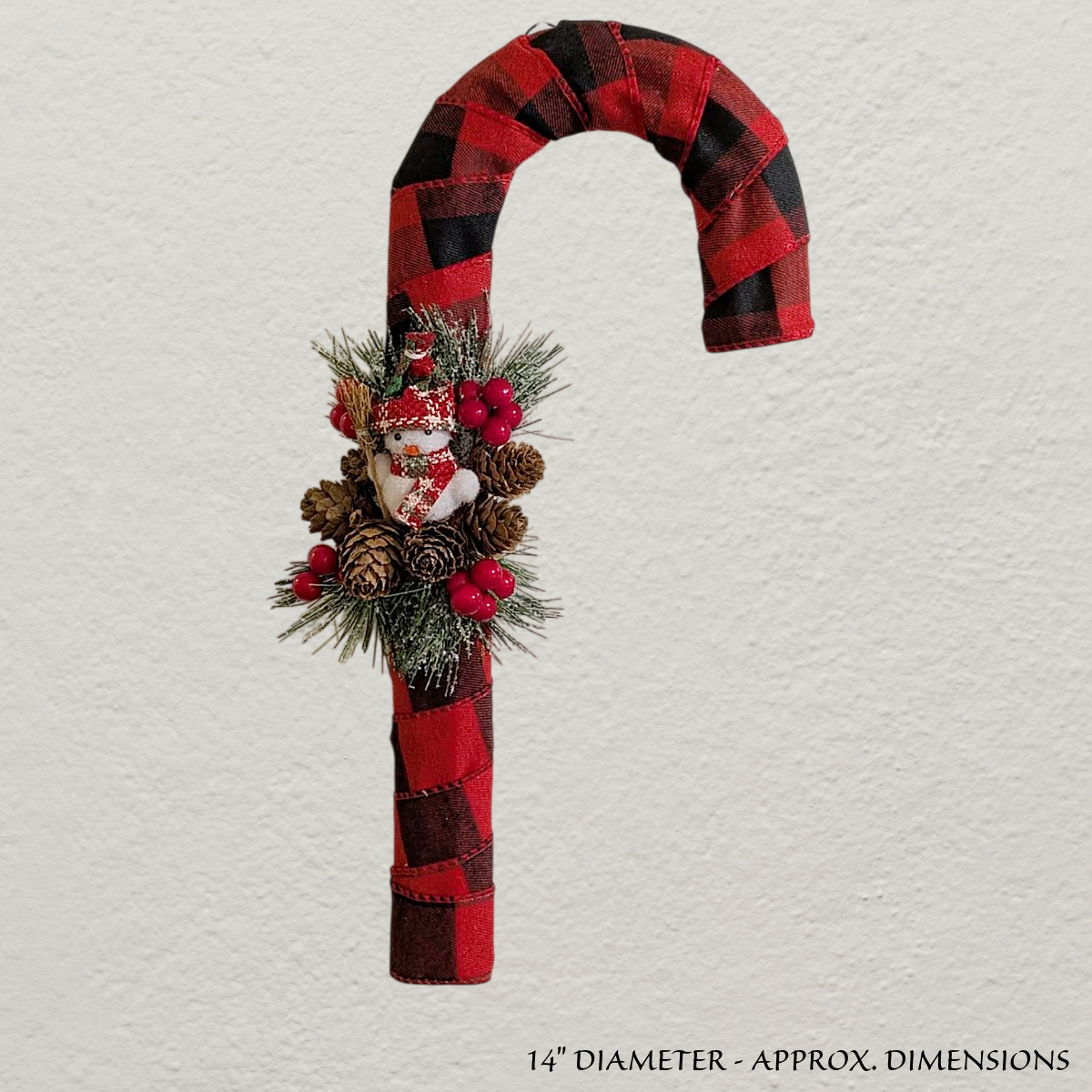 Christmas floral wreath