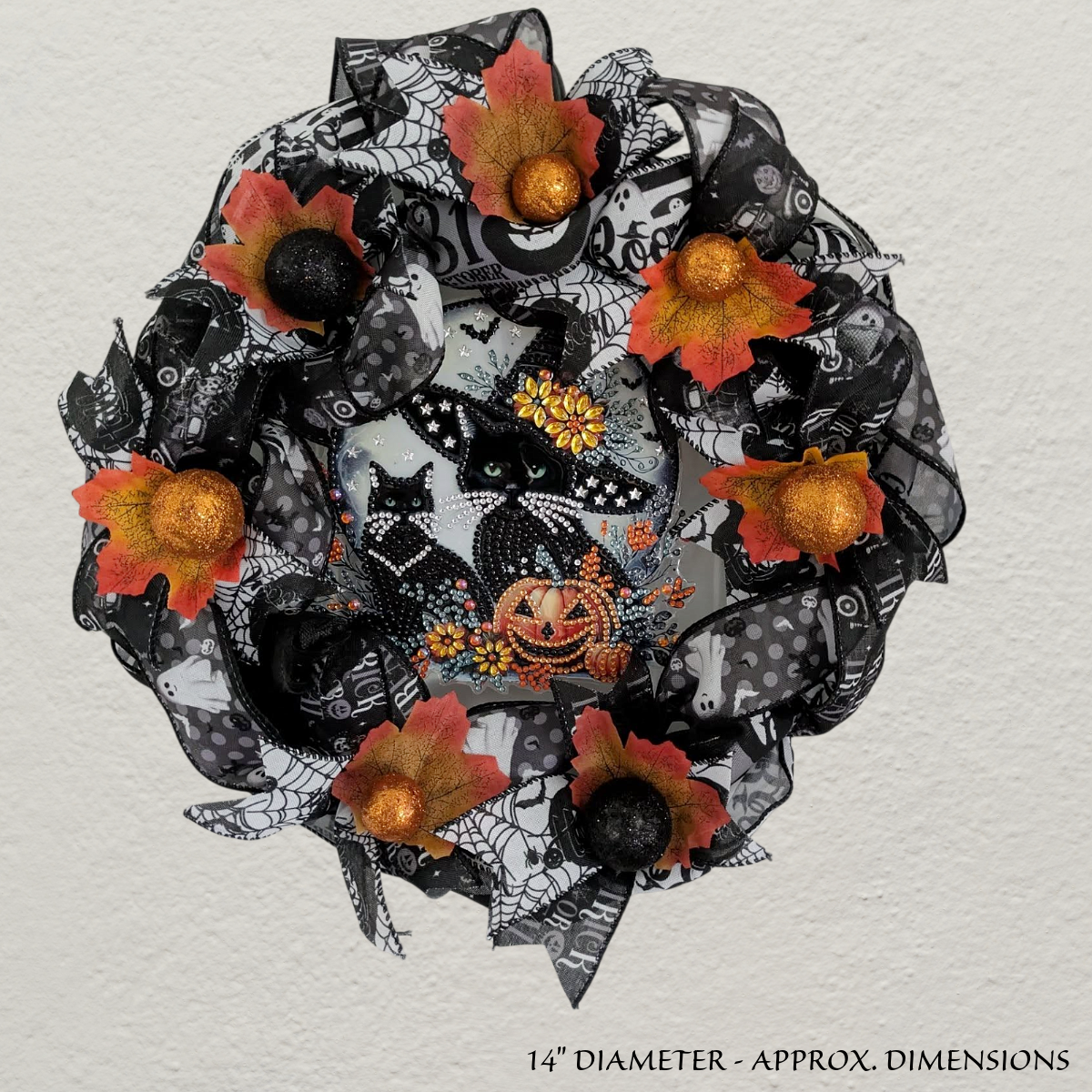 Halloween floral wreaths