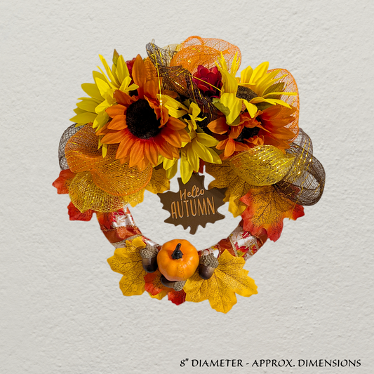 Fall floral wreaths