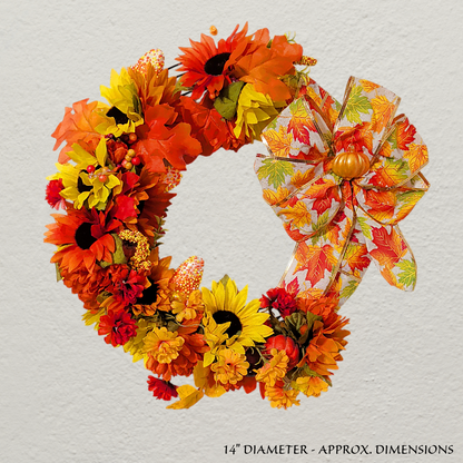 Fall floral wreaths
